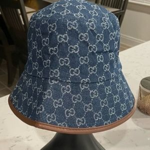 Gucci Blue Denim Hat